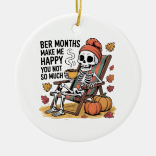 Ber Maanden Maken Me Gelukkig Je Niet Zo Veel Kers Keramisch Ornament