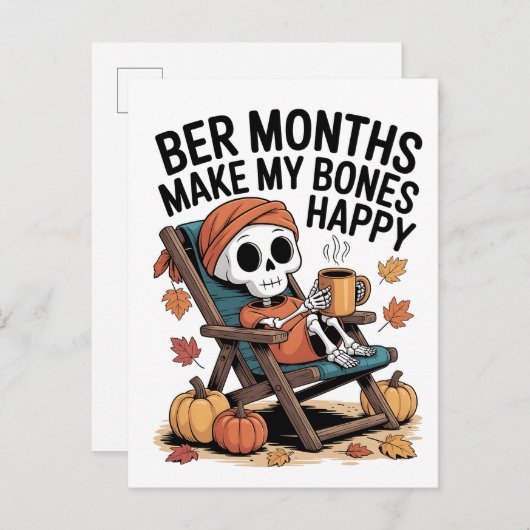 Ber Maanden Maken Mijn Botten Gelukkig Uitnodiging Briefkaart (Voorkant / Achterkant)