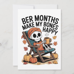 Ber Maanden Maken Mijn Botten Kerstmis Gelukkig Feestdagenkaart