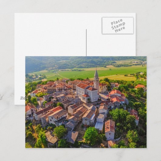 Beram Istria-antenne Briefkaart (Voorkant / Achterkant)