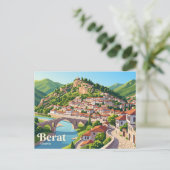 Berat, Albanië Briefkaart (Staand voorkant)