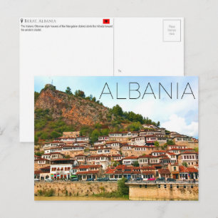 Berat, Albanië Reisansichtkaart Briefkaart