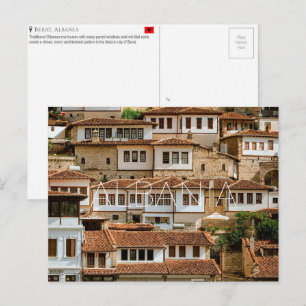Berat, Albanië Reisbriefkaart Briefkaart