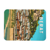 Berat Albanië Travel Art Vintage Magneet (Horizontaal)