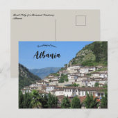 Berat City of a Thousand Windows Albania Briefkaart (Voorkant / Achterkant)