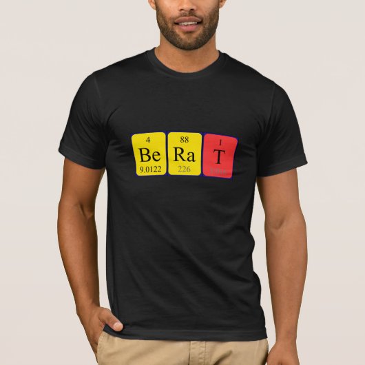 Berat periodiek lijstnaam shirt (Voorkant)