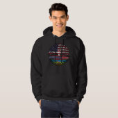 Berber Amazigh US USA Hoodie (Voorkant volledig)