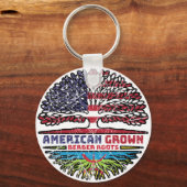 Berber Amazigh US USA Sleutelhanger (Achterkant)