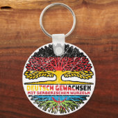 Berber Berberisch Deutsch Deutschland Baum Wurzel Sleutelhanger (Achterkant)
