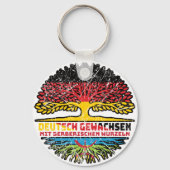 Berber Berberisch Deutsch Deutschland Baum Wurzel Sleutelhanger (Achterkant)