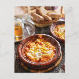 Berber Breakfast Moroccan Shakshuka Travel Photo Briefkaart