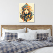 Berber Brilliance Canvas Afdruk (Insitu (Slaapkamer))