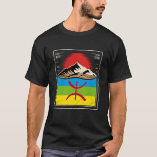 Berber Kabylie Amazigh Vlag T-shirt