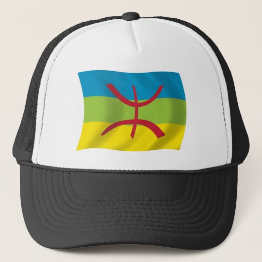 Berber Mensen Vlag Hoed Trucker Pet (Voorkant)