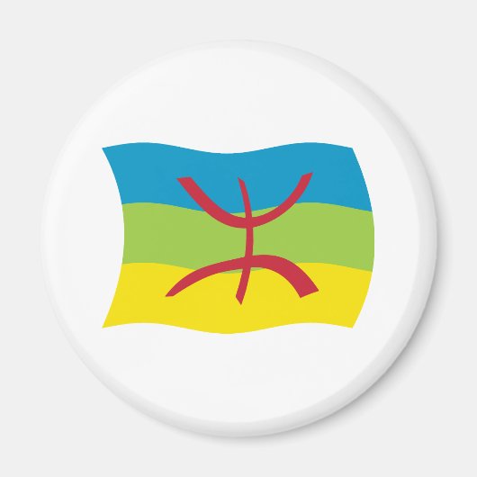 Berber Mensen Vlag Magneet (Voorkant)