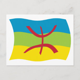Berber Mensen Vlag Postkaart