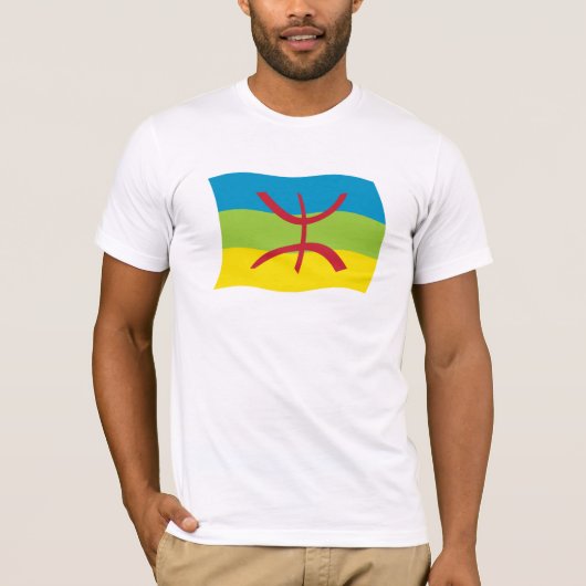 Berber Mensen Vlag T-shirt (Voorkant)