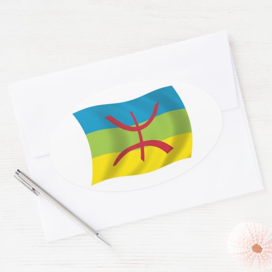 Berber People Flag Sticker (Envelop)