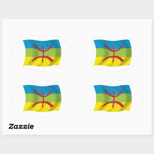 Berber People Flag Sticker (Vel)