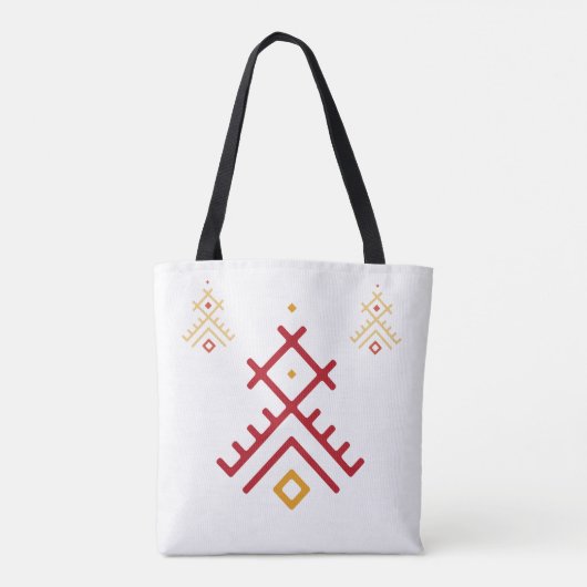 Berber tatoo pattern #2 Tote bag (Achterkant)