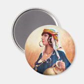 "Berber Vrouw" magneet (Voorkant / Achterkant)