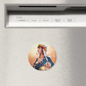 "Berber Vrouw" magneet (Insitu (Vaatwasser))