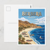Berbera Kust Somalië Briefkaart (Voorkant / Achterkant)