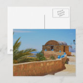 Berberdorpje in Tunesië. Briefkaart (Voorkant / Achterkant)