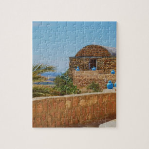 Berberdorpje in Tunesië. Legpuzzel