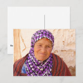 Berbervrouw Briefkaart (Voorkant / Achterkant)