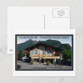 Berchtesgaden - Beierse fietser Briefkaart (Voorkant / Achterkant)