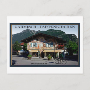 Berchtesgaden - Beierse fietser Briefkaart