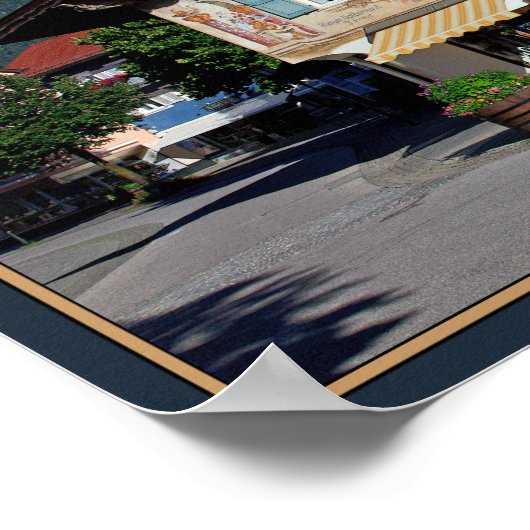 Berchtesgaden - Beierse fietser Poster (Hoek)