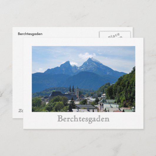 Berchtesgaden Briefkaart (Voorkant / Achterkant)