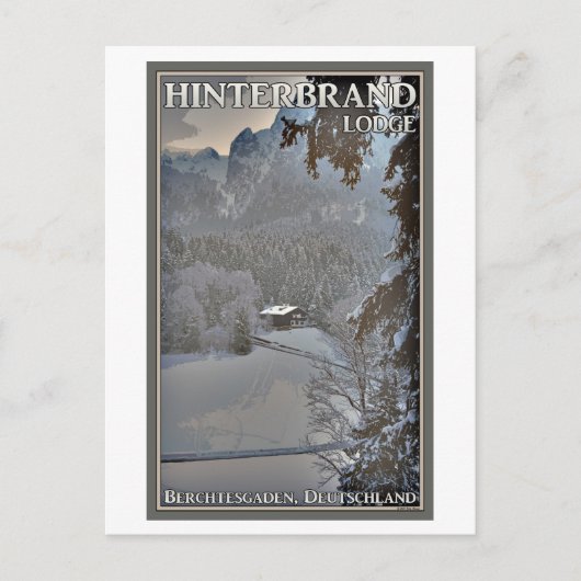 Berchtesgaden - Hinterbrand Lodge Briefkaart (Voorkant)