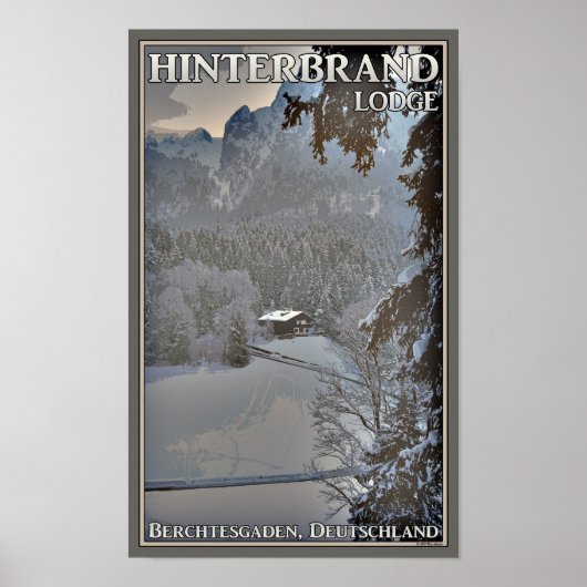 Berchtesgaden - Hinterbrand Lodge Poster (Voorkant)