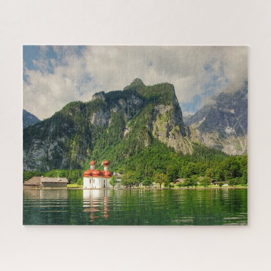 Berchtesgaden Lake Duitsland. Legpuzzel (Horizontaal)
