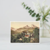 Berchtesgaden met Waltzmann, Boven-Beieren, Duitsl Briefkaart (Staand voorkant)