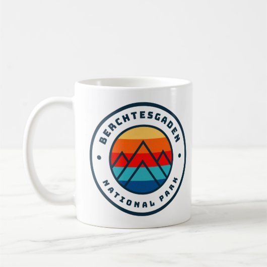 Berchtesgaden Nationaal Park Duitsland Minimalist Koffiemok (Links)