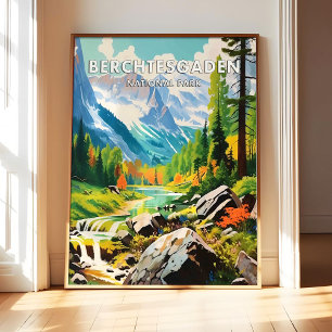 Berchtesgaden Nationaal Park Poster Kunstprint, Re