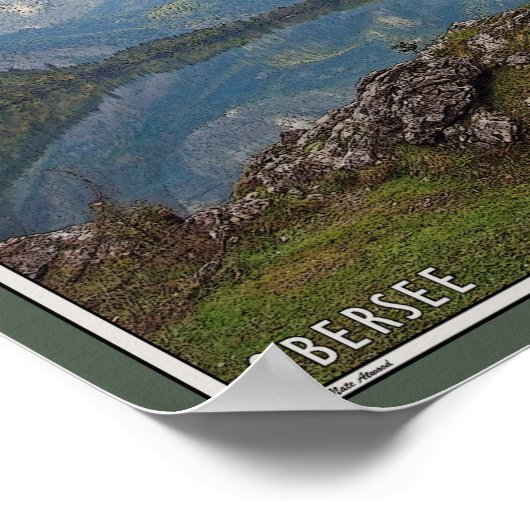 Berchtesgaden - Obersee Boathouse Poster (Hoek)