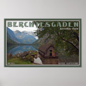 Berchtesgaden - Obersee Boathouse Poster (Voorkant)