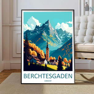 Berchtesgaden Reisprint Muurkunst Berchtesgaden Poster