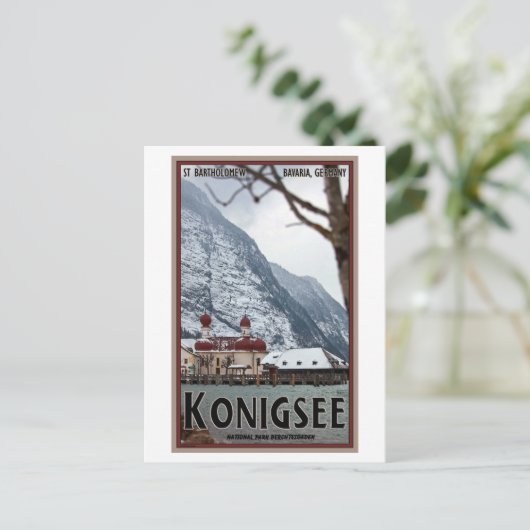 Berchtesgaden - St Bartholomew Briefkaart (Staand voorkant)