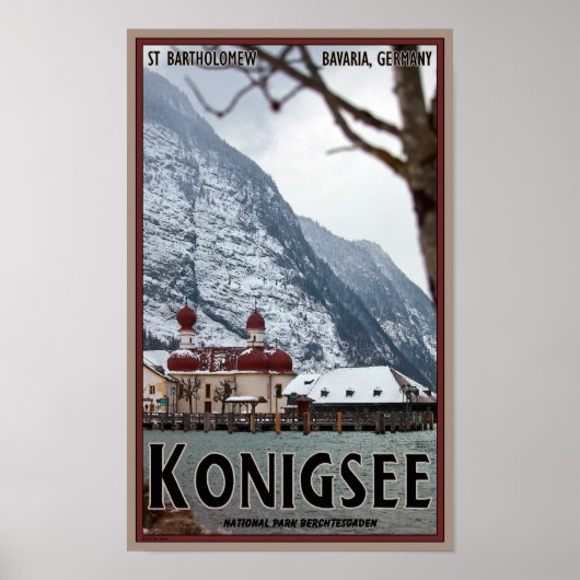 Berchtesgaden - St Bartholomew Poster (Voorkant)