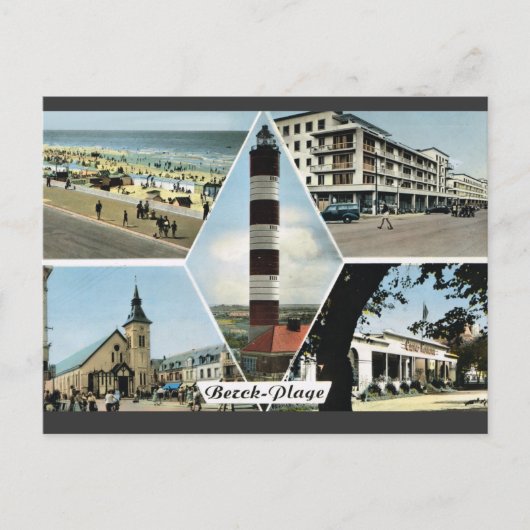 Berck Plage, "Nord-Pas de Calais" Briefkaart (Voorkant)