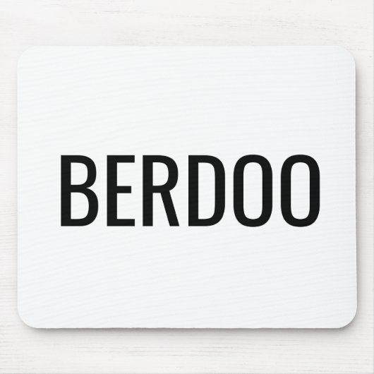 Berdoo Mousepad Muismat (Voorkant)