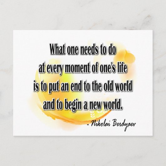 Berdyaev Briefkaart (Voorkant)