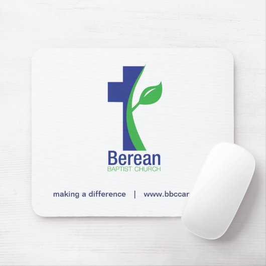 Berean Baptist Church mousepad Muismat (Met muis)