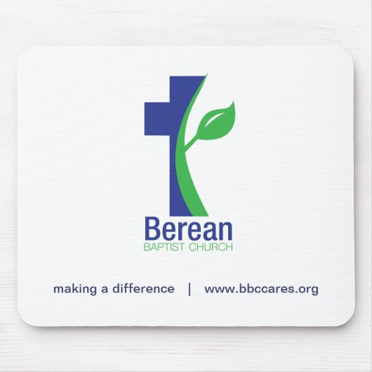 Berean Baptist Church mousepad Muismat (Voorkant)